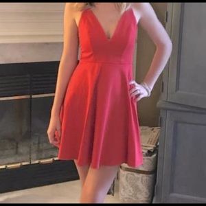 Lulu’s red small skater dress- Nordstrom